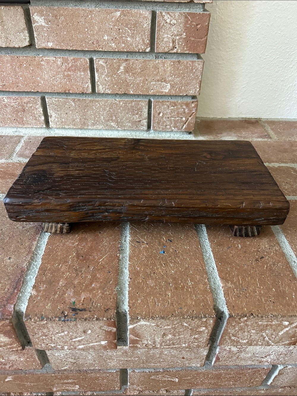Rustic Dark Brown Wooden Display Riser - Picture 7 of 7